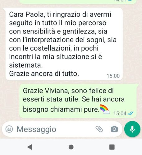 grazie per avermi seguito